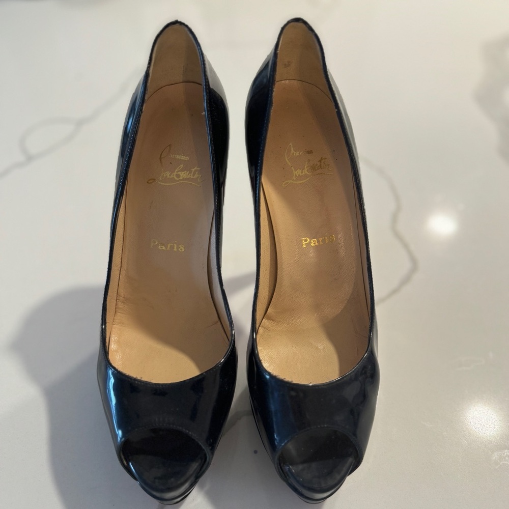 Christian Louboutin Peep Toe Pumps - Picture 4 of 7